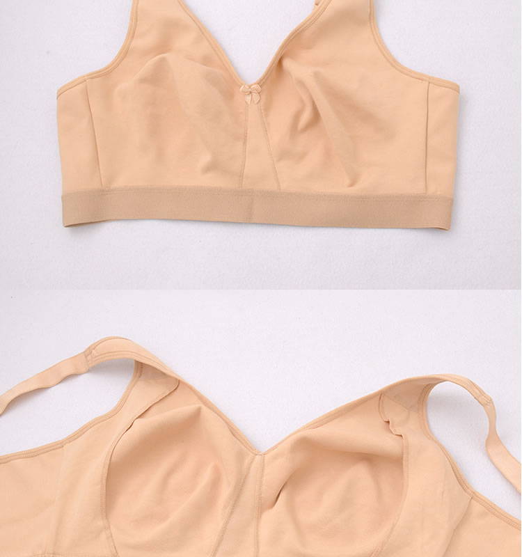 特大码内衣女300斤胖mm胖女人穿的无钢圈加肥加大码无痕运动睡眠胖人