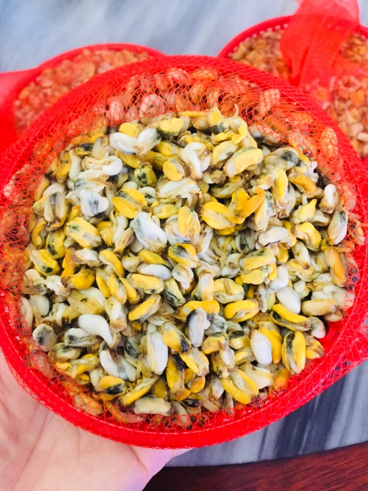 潮汕特产 新鲜蚬肉 鱼饭 红肉米 薄壳米250 薄壳 海瓜子 壳 海瓜子