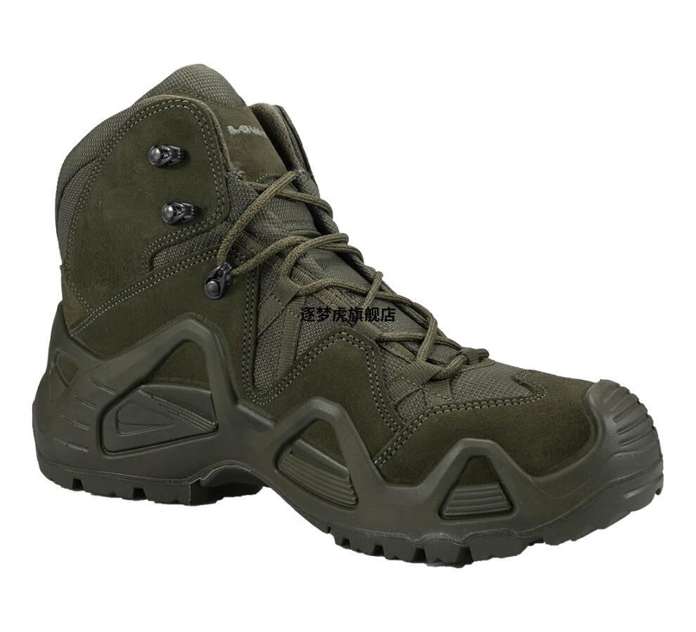 新款lowazephyrgtxtf男中帮沙漠战术靴防水徒步登山鞋沙色防水版40