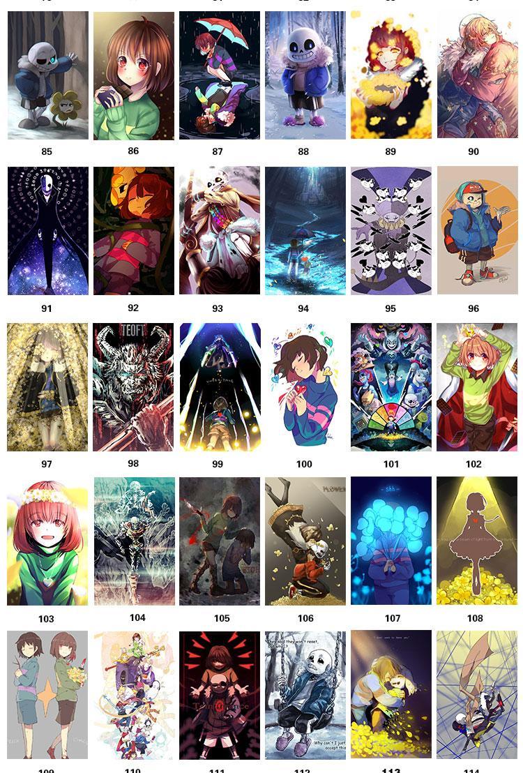 传说之下卡片 卡贴undertalesans骨兄弟frisk公交卡饭卡片防水贴纸