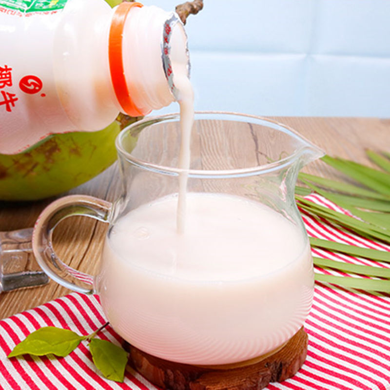 椰牛果肉椰汁罐装瓶装生榨椰子汁夏天饮料整箱海南特产 果肉椰汁245ml