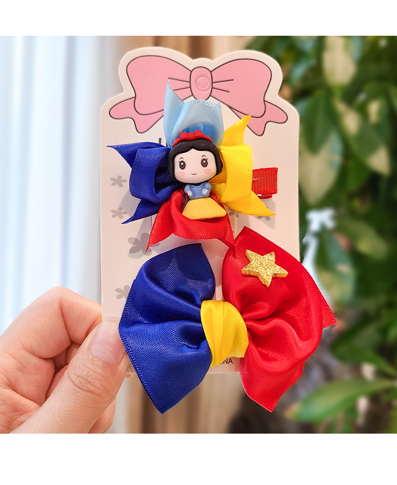 disney迪士尼旗舰官方店可爱白雪公主装扮儿童发饰假发辫发箍头饰碎发