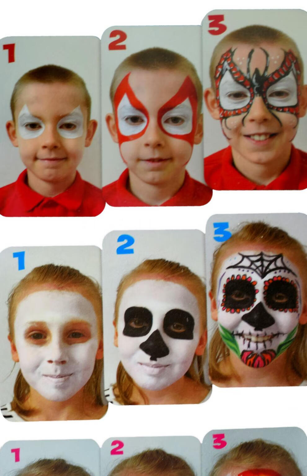 fgacct 30克人体彩绘颜料脸部水溶性彩绘膏万圣节戏剧京剧儿童孕妇