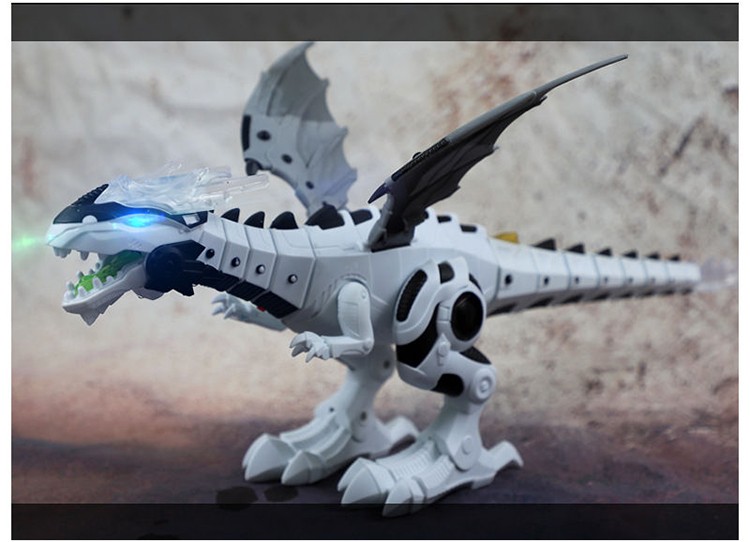 恐龙玩具男孩霸王龙走路发声光嘴巴咬合关节摆动仿真模型电动机械龙