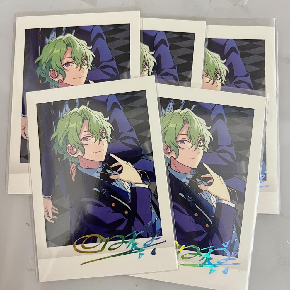 偶像梦幻祭拍立得现货偶像梦幻祭es朔间凛月mika濑名泉五周年v5v7花后