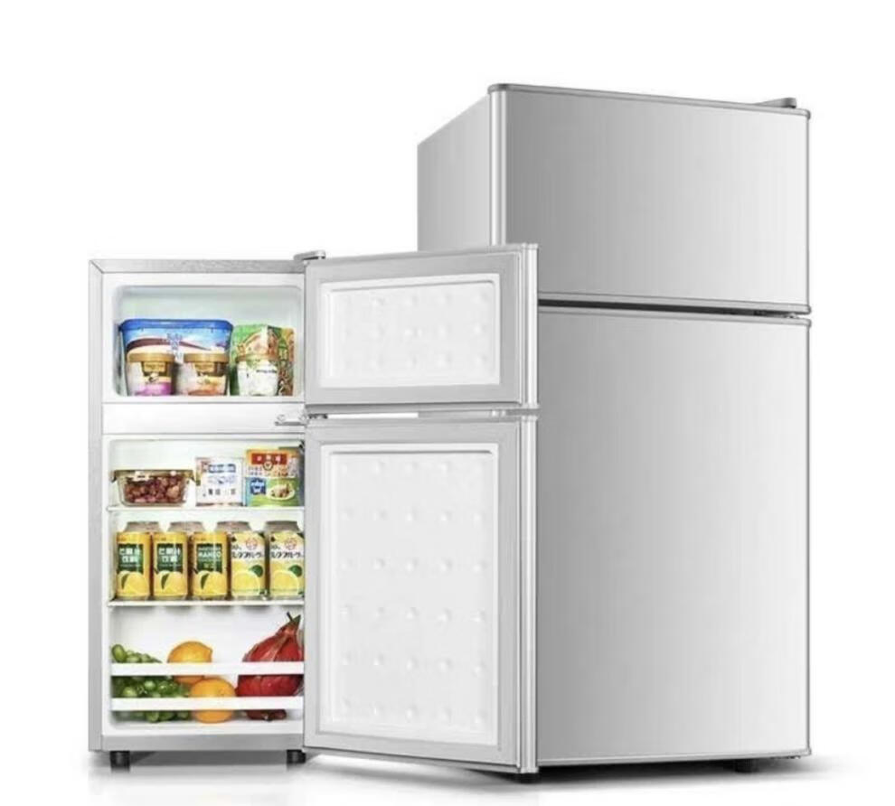 压缩机袖珍小冰箱家用两门小型二人小冰箱迷你宿舍租房电冰箱单人夏利