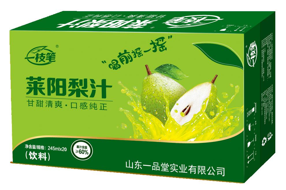 一支笔莱阳梨汁 245ml*10罐60%一支笔绿罐梨汁整箱 一箱20听 其他地区