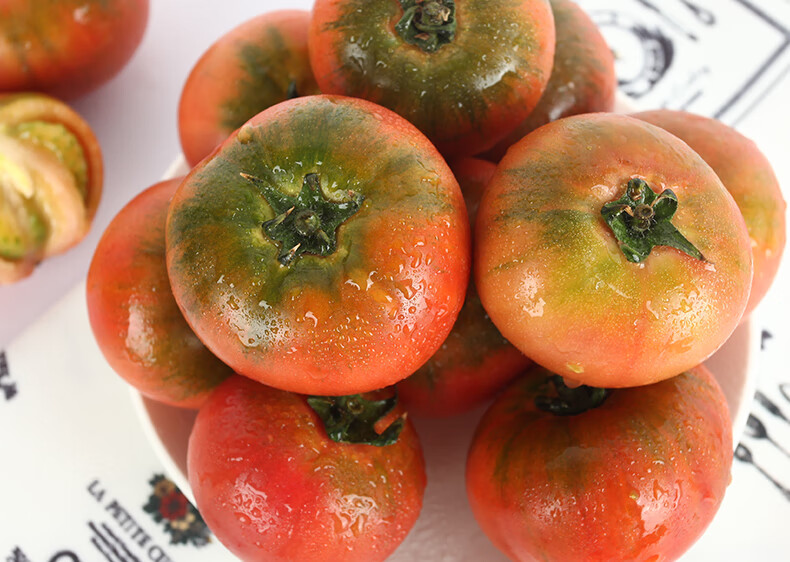 现摘丹东铁莓柿子新鲜西红柿东北特产盘锦碱地大番茄3斤三次挑选