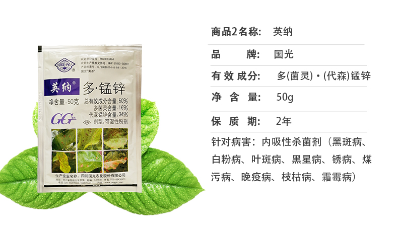 杀菌月季黑斑病多肉白粉拜耳拿敌稳戊唑醇波尔多液国光多菌灵105g