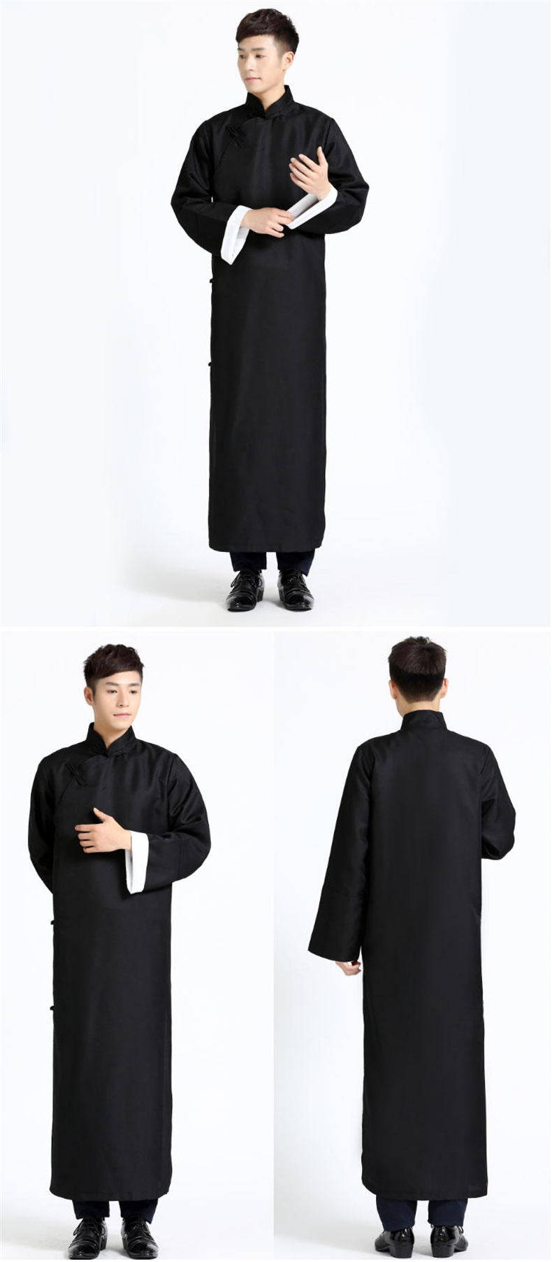 北方虎大褂相声民国长衫大褂相声服八路军组织特派员民国教师表演出