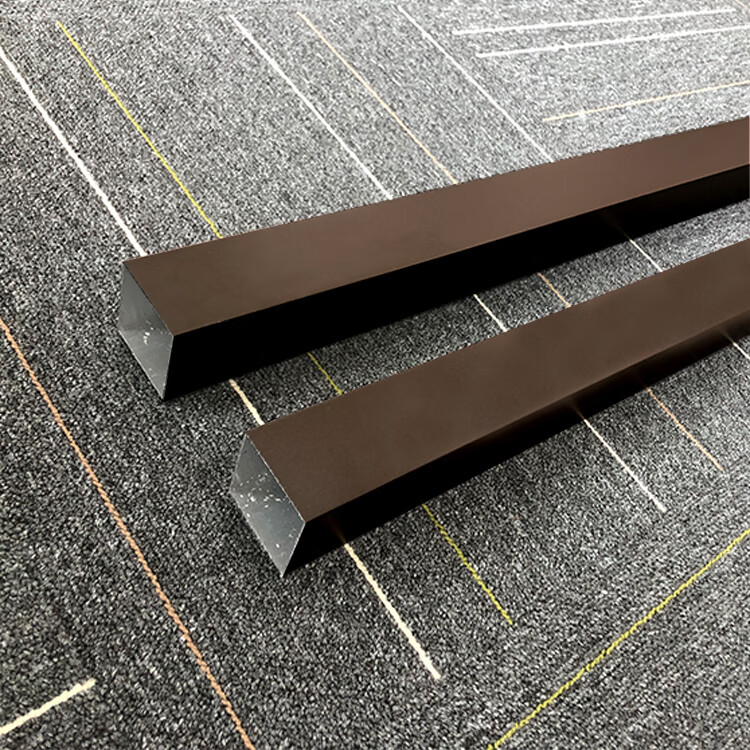 深咖啡色铝扁管铝合金方管室内外静电粉末喷涂葡萄架口型隔断装饰智
