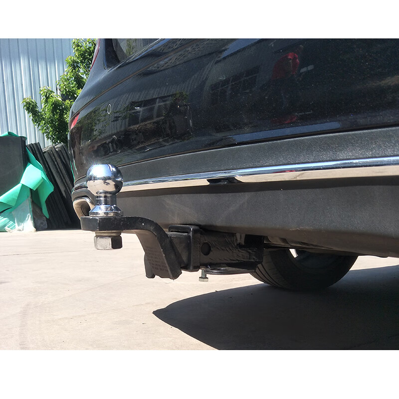 醉米 点缤适用奔驰e300l拖车杠防追尾保险杠奔驰e300房车拖钩臂拖拽