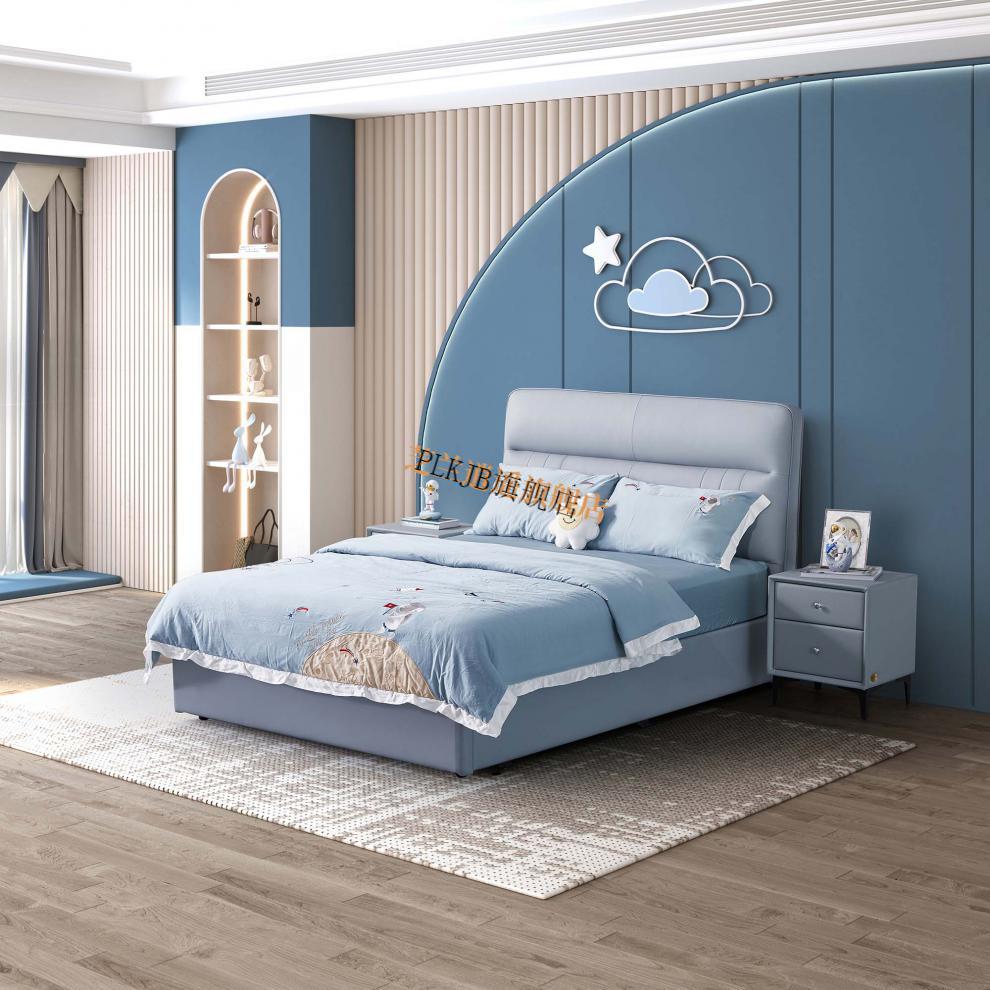 克洛伊五星级床 2022新款五星床垫现代简约主卧双人气压储物床架