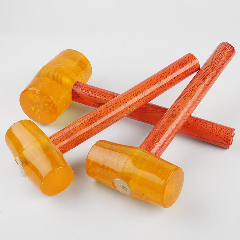 尊领家装透塑料榔头橡胶锤皮锤香槟锤木工瓷砖装修橡胶工具 750【型】