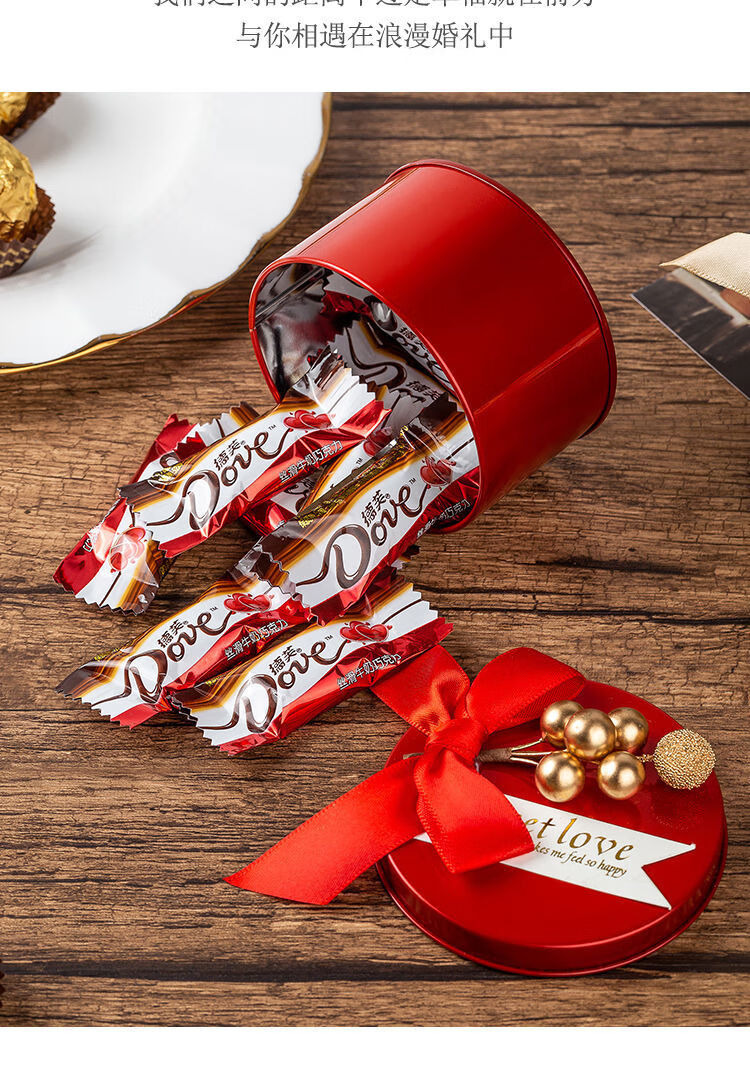 结婚喜糖盒铁盒婚礼创意马口铁装糖盒子个性欧式伴手礼装糖果盒喜糖盒