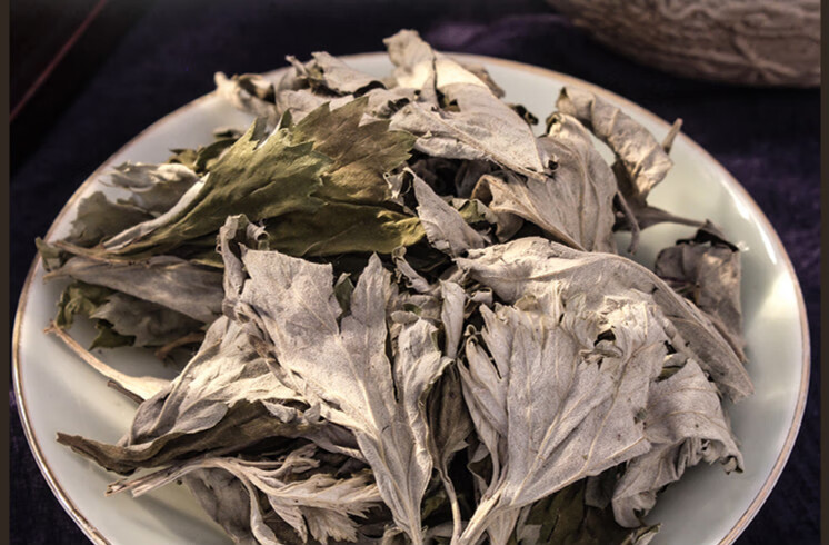 干艾叶艾叶草散装特级泡脚婴儿宝宝家用泡澡袋装中药500g