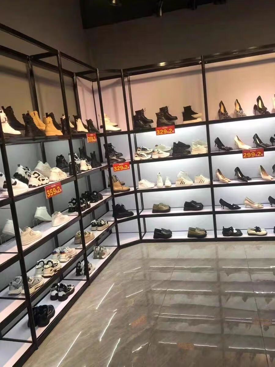 定做鞋店展示架包店货架商场卖场精品鞋架商铺男女鞋货架童鞋货架4米5