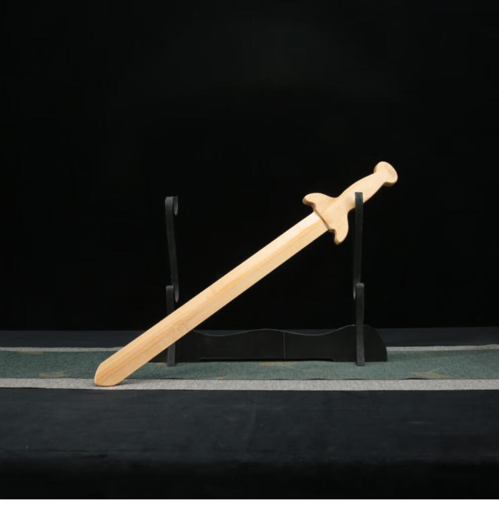 木剑儿童小木刀竹刀木剑儿童实木质玩具宝剑迷你竹剑木制短款男孩 小