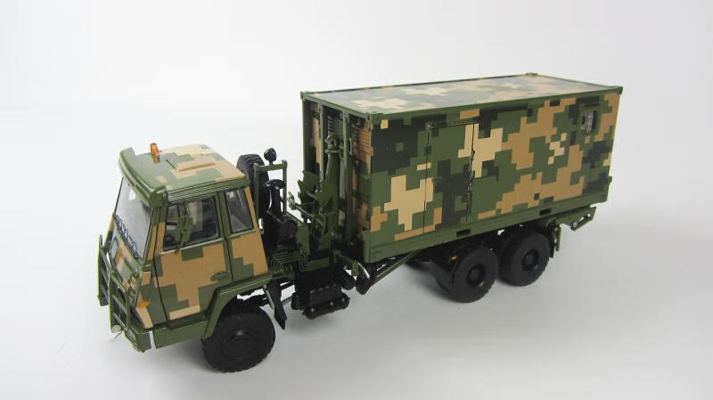 602022新款斯太尔卡车模型 斯太尔多功能陕汽军车后勤车辆方舱保障
