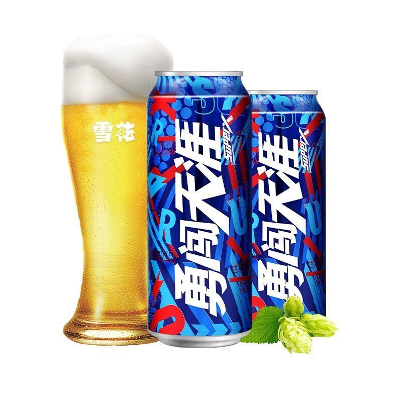 勇闯天涯superx 500ml*12罐【啤酒】雪花啤酒勇闯天涯superx整箱9℃新