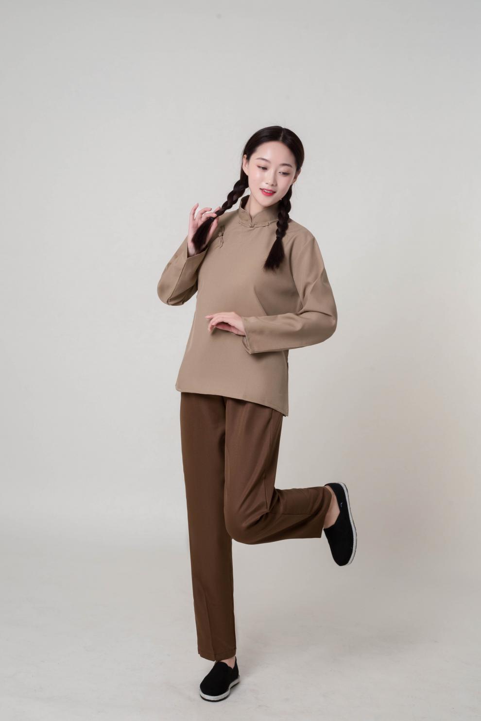 80年代衣服男女装506070老土衣服怀旧服装知青下乡村姑农民工人演出服