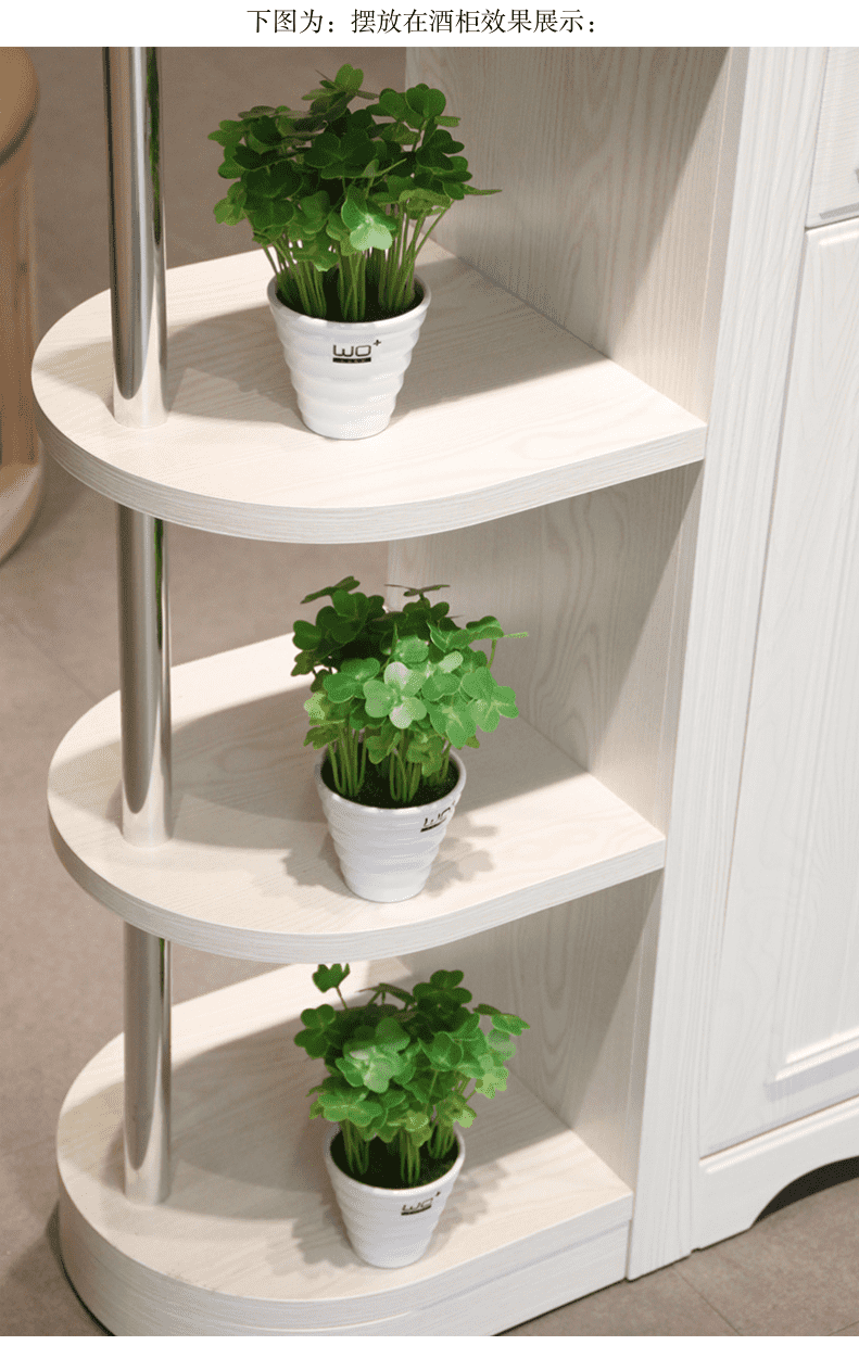 四叶草盆栽 仿草清新绿植小盆栽 幸运草四叶草 餐桌办公桌装饰 黑色