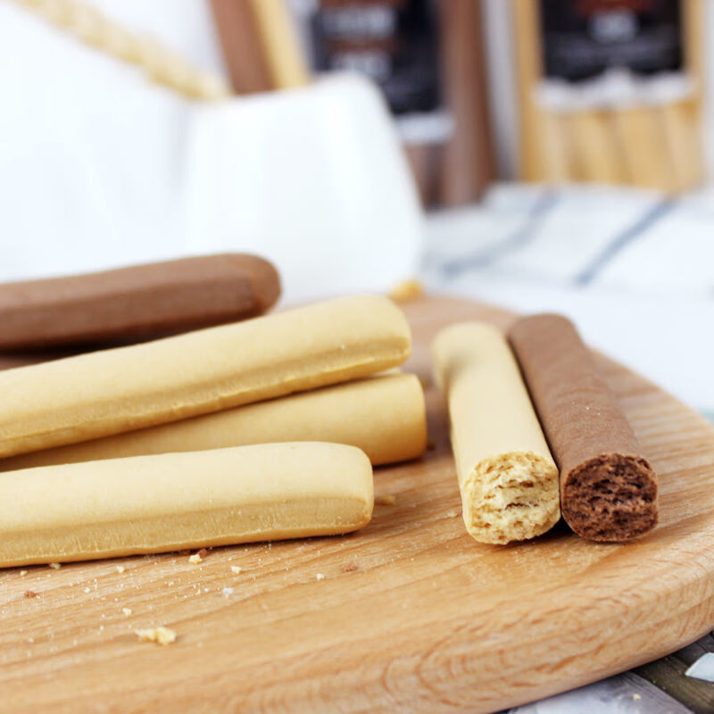 可以吃很久低零食手工牛奶棒硬饼干消磨时间耐吃口袋卡脂手指灌装可可