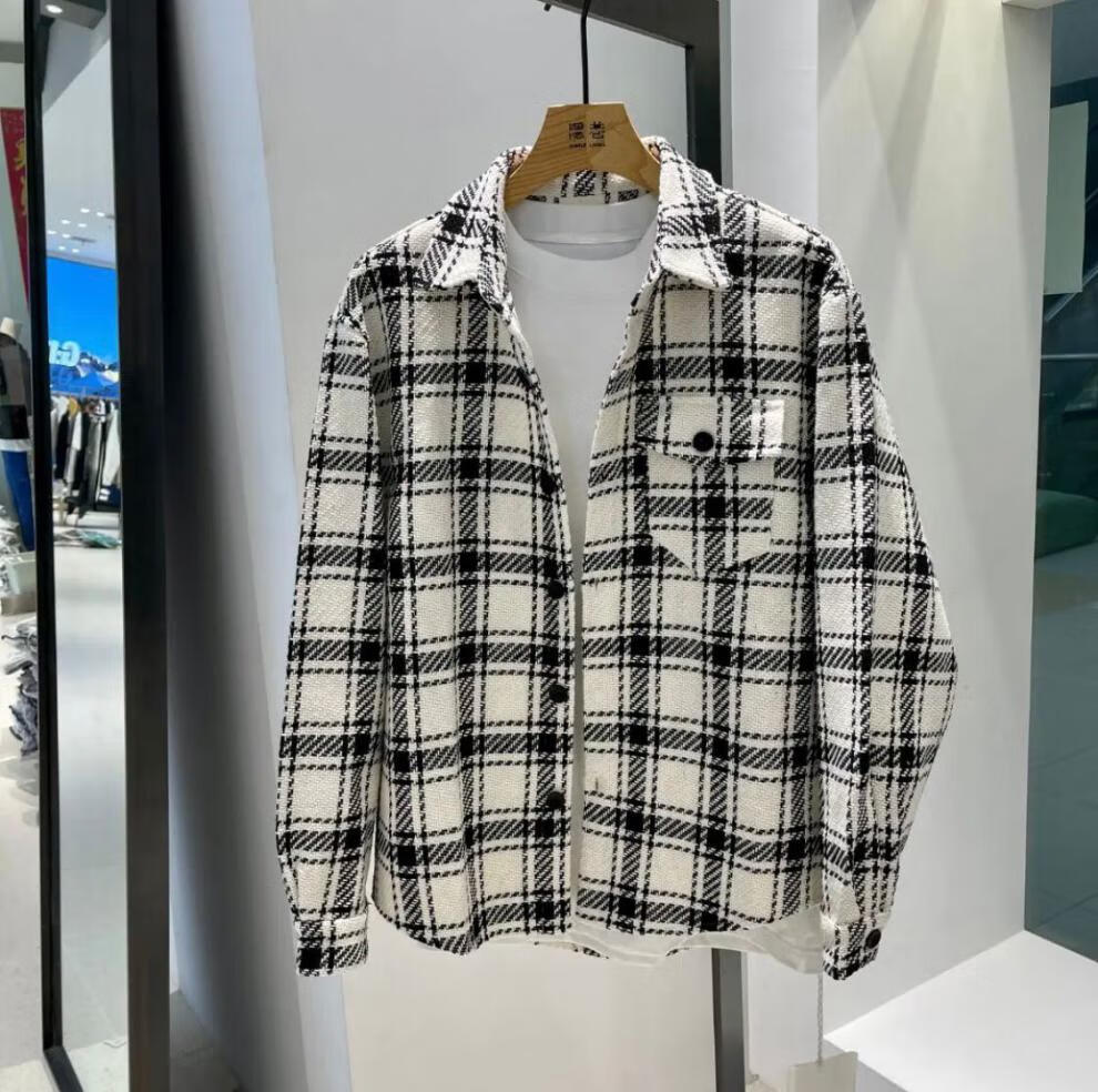 抖音同款北木先生服饰春款潮流时尚经典格子衫外套b901北木先生的小店