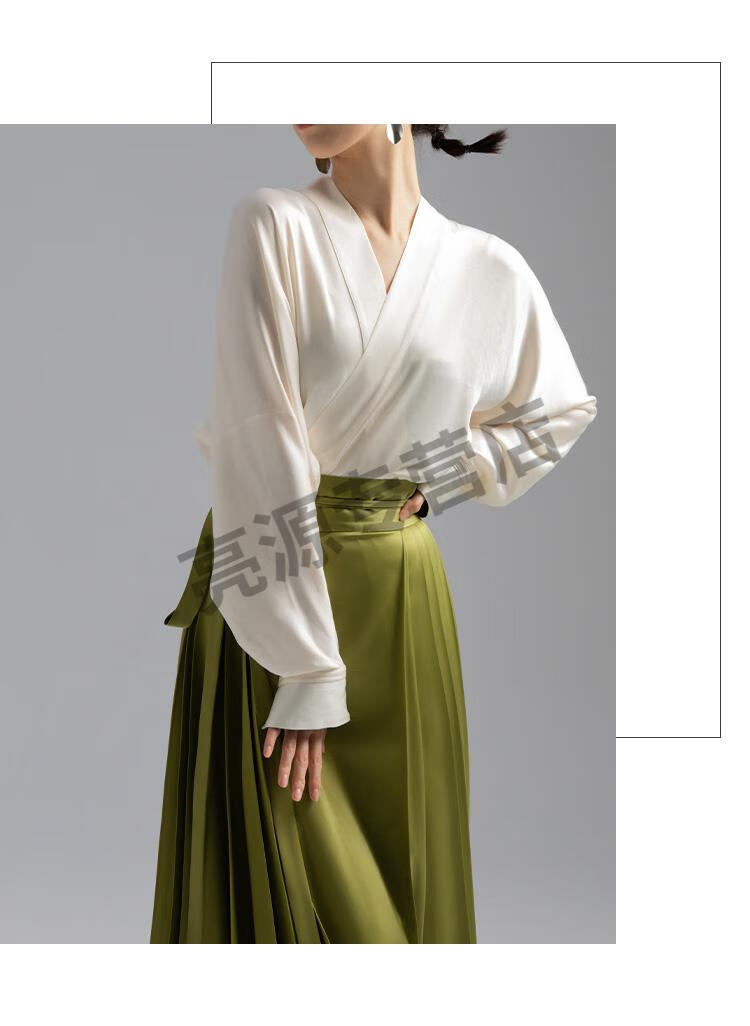 随时anytime原创改良汉服女宋制飞机袖汉元素中国风新款清欢宋制改良