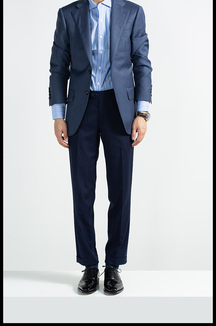 流行男鞋 正装鞋 特吕弗(truffaut) 手工goodyear固特异布洛克雕花