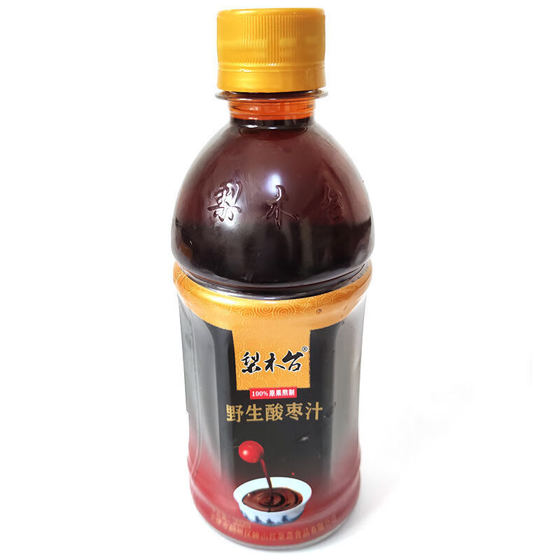 酸枣汁野生蓟县360ml36瓶天津蓟县州特产梨木台酸枣汁饮料原果整箱3瓶