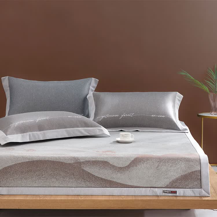 高档冰丝凉席水洗amson第二代咖啡炭冰丝席床席夏凉席可水洗空调席