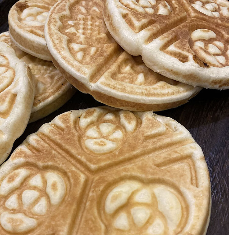 老式馍夹子烙馍夹子花饼夹烤饼夹馍夹子铸铁火烧花饼机夹子花馍铸铁