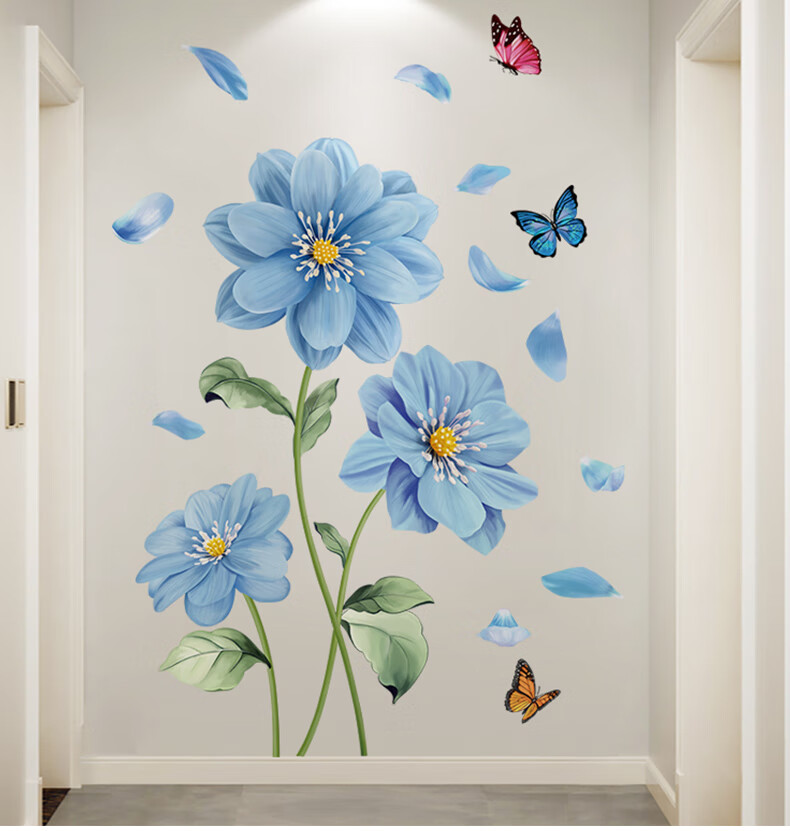 3d立体墙贴卧室房间墙面装饰品贴纸自粘墙纸遮丑墙壁贴画墙上贴花清新