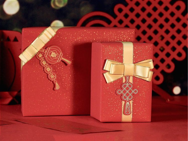 礼物包装纸超大号新年春节礼品红色包装纸过年红色礼品纸新婚喜庆婚庆