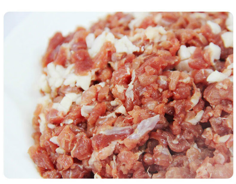 清真羊肉馅新鲜冷冻饺子馅羊肉饼馄饨馅肥瘦相间半成品4斤