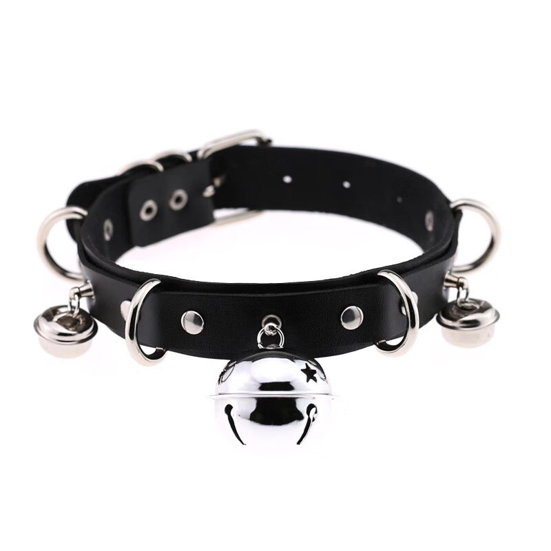 女朋友狗链母狗项圈脖链男朋友choker颈带女生项链五金人牵引绳狗链子