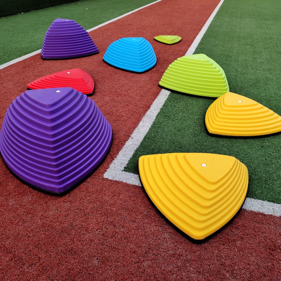 过河石踩踏按摩石早教幼儿园平衡训练石感统器材儿童亲子玩具平衡按摩