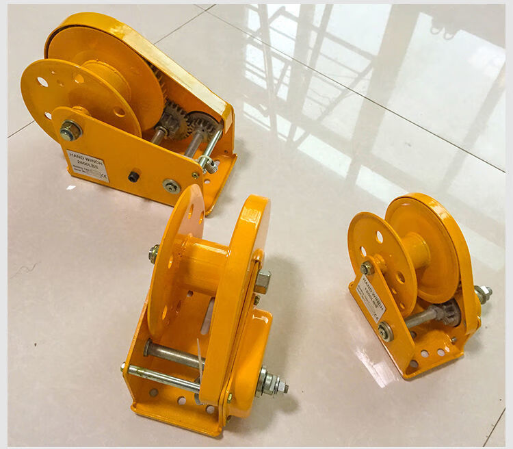 手摇绞盘家用牵引葫芦起重升降吊机提升机双向自锁手动卷扬机2600磅20