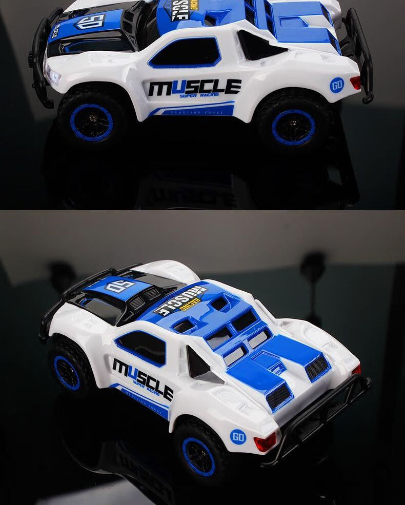 迷你遥控车高速短卡四驱赛车小型攀爬越野充电男孩儿童小汽车玩具