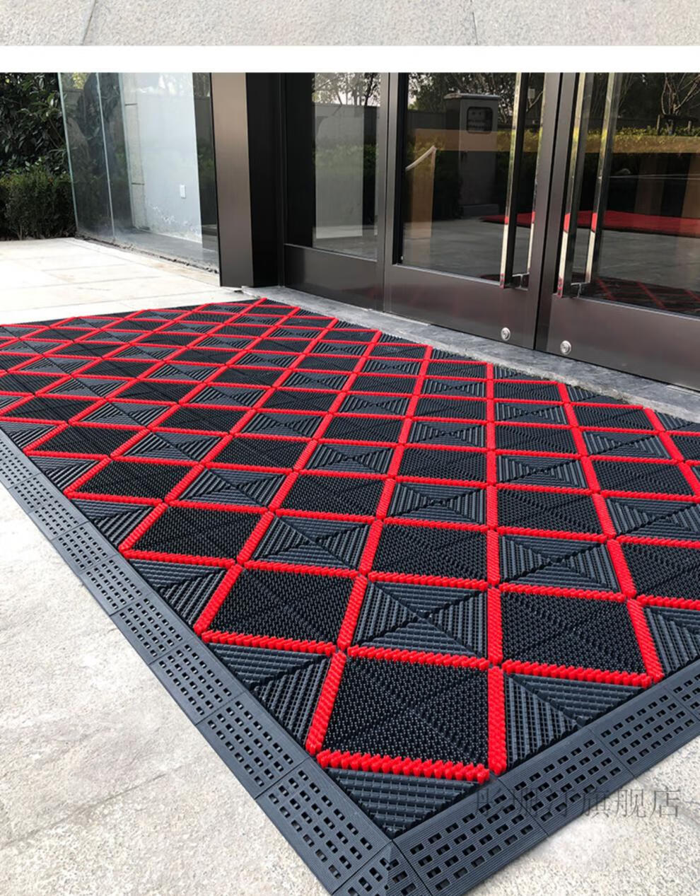 室外的地垫防滑防尘商用酒店大门口地垫进门入户门户外室外脚垫除尘门