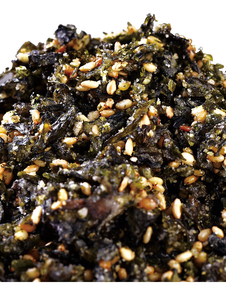 宏轩曼威海苔碎500g拌饭海苔即食儿童饭团芝麻海苔拌饭料袋装大包装紫