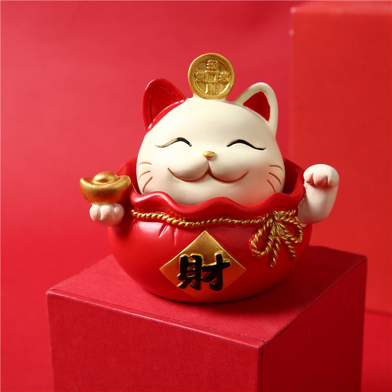 家居摆件工艺品猫家用客厅玄关轻奢电视酒柜小装饰品创