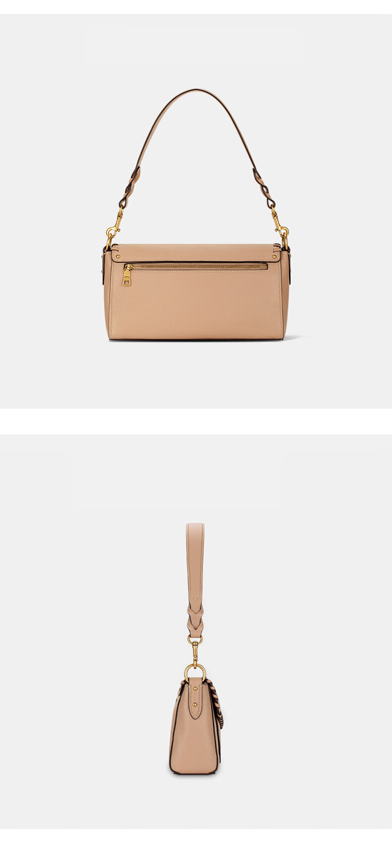 coach蔻驰女包jade女士单肩包斜挎包酒神包腋下包91025奶茶色91025olq