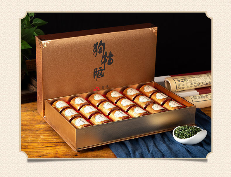 绿茶2021新茶狗牯脑茶叶250g500g江西遂川特产高山茶罐装礼盒装2罐装