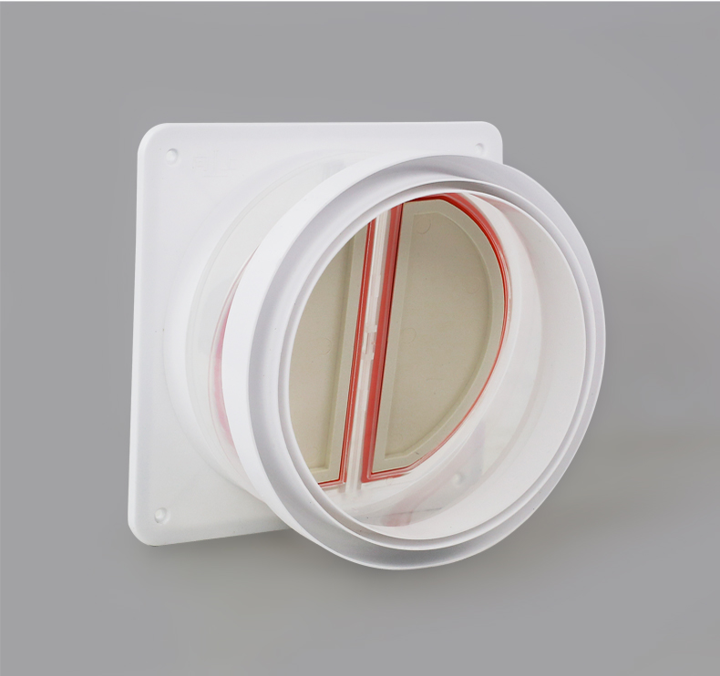 家用止烟阀卫生间排烟管抽油烟机,s2 高密封大口径纯白款【图片 价格