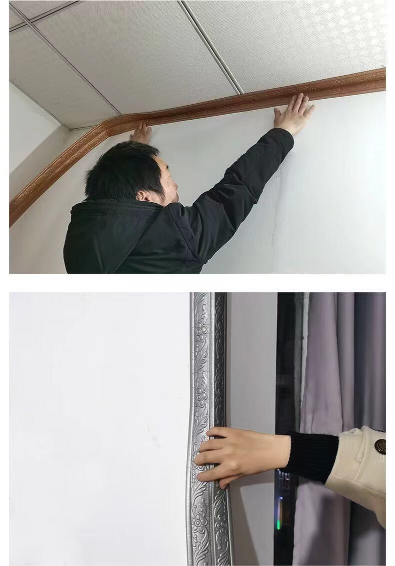 天花板吊顶装饰条墙顶边角线天花板顶角线自粘立体墙贴吊顶边框贴纸阴