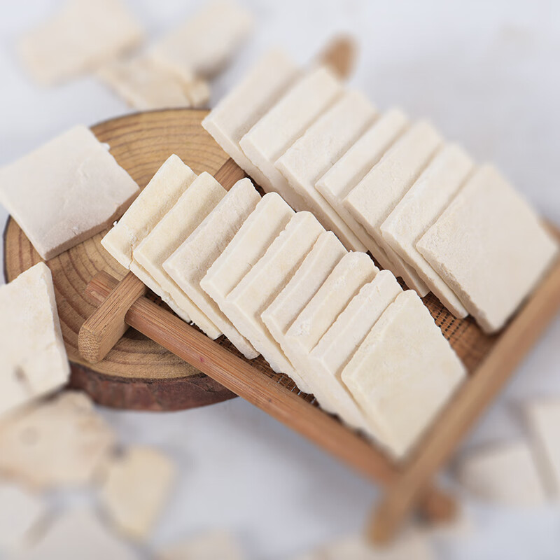 康美中药茯苓片白茯苓块茯苓丁湖南产地直采茯苓切片可打茯苓粉中药材