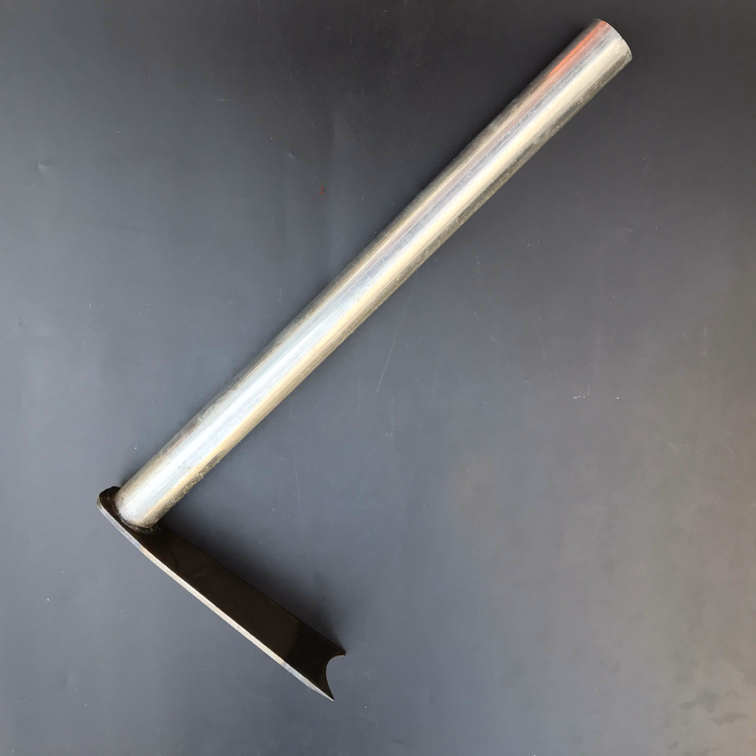 园艺铁柄锄头 连体小锄头 手工锻打铁锄头圆头锄头铲子种花【图片