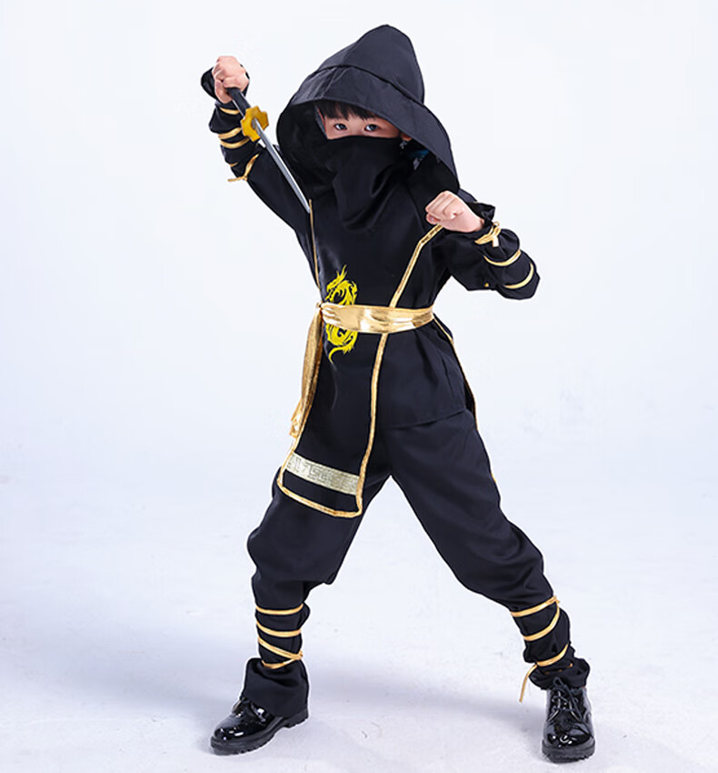 幻影忍者cos服装万圣节儿童服装男女孩幻影忍者cosplay套装化装舞幼儿